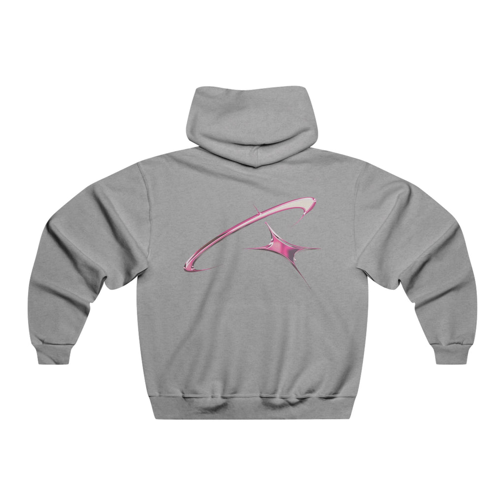 Hoodie — Pink Sparkle Star Graphic Pullover