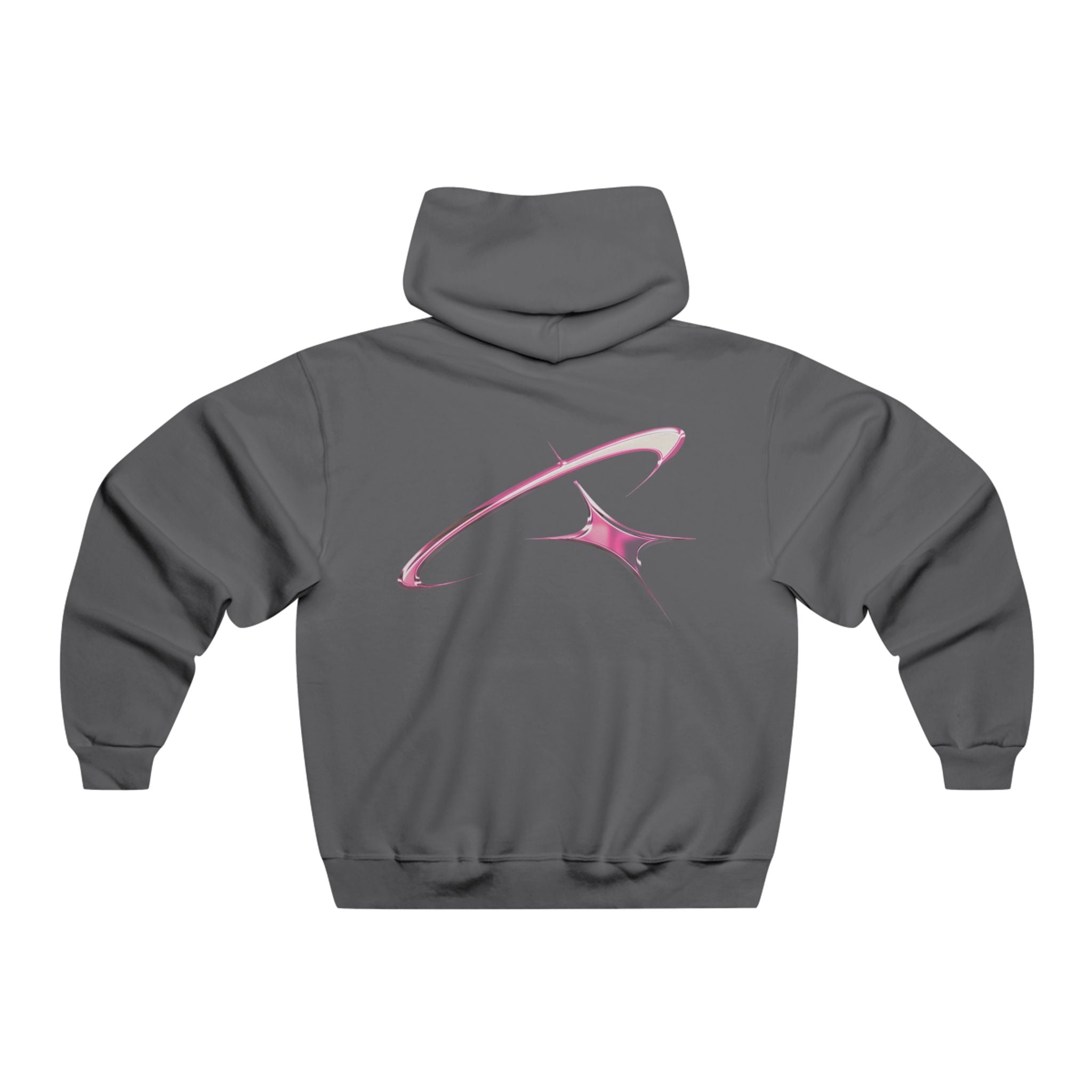 Hoodie — Pink Sparkle Star Graphic Pullover
