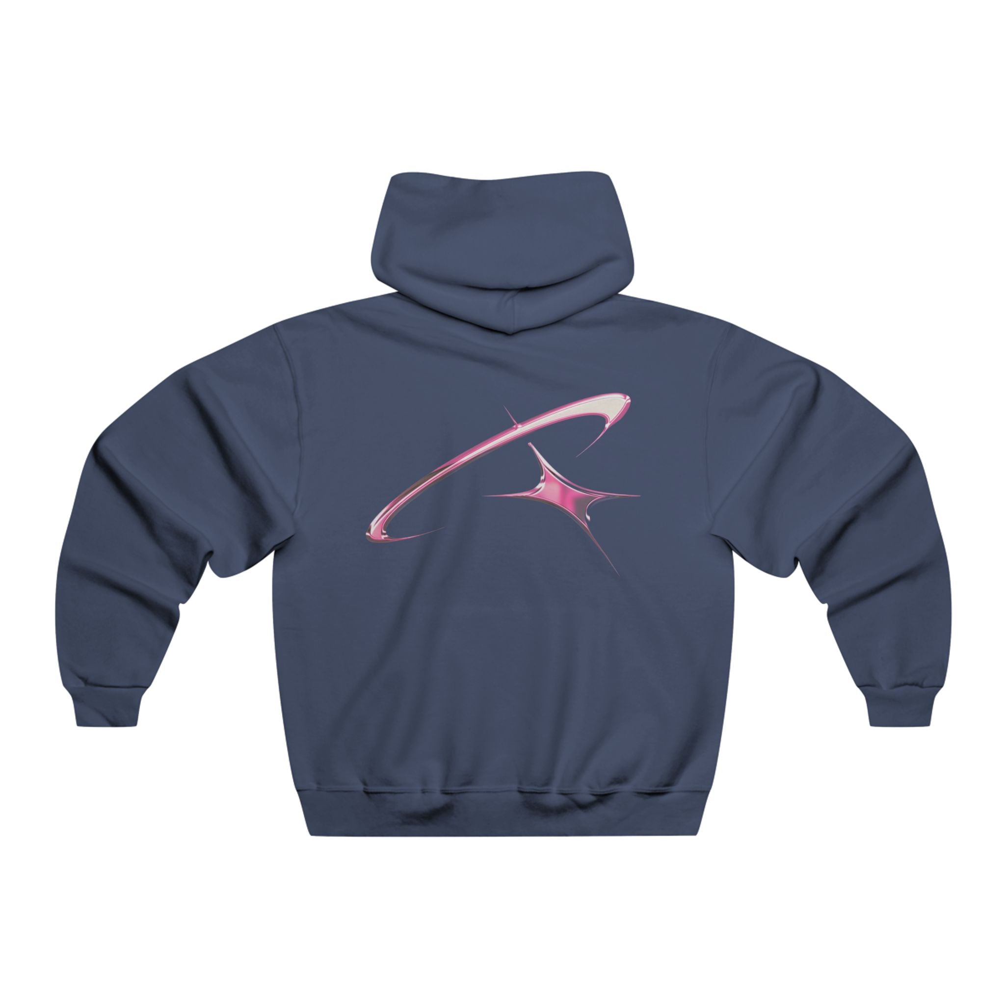Hoodie — Pink Sparkle Star Graphic Pullover