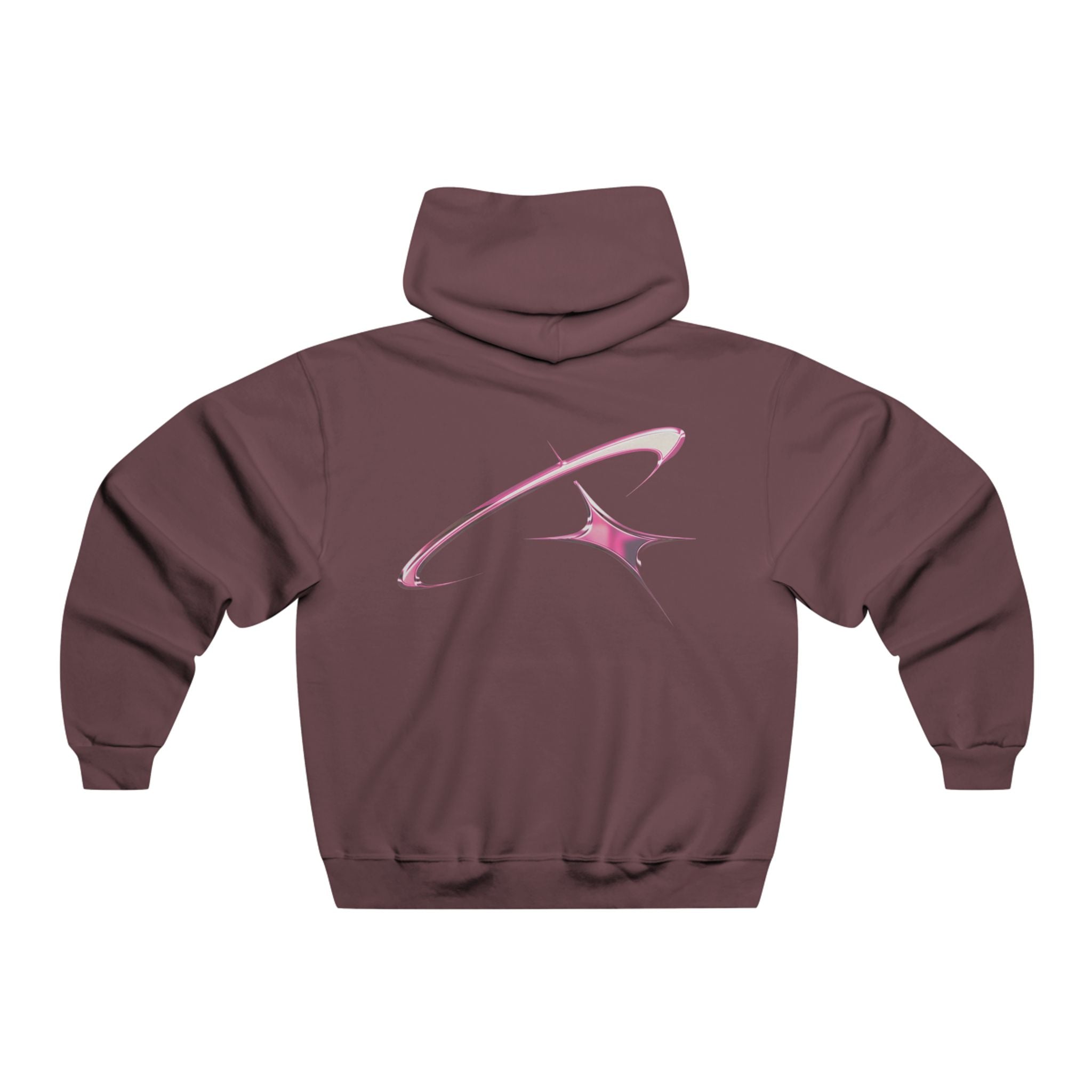 Hoodie — Pink Sparkle Star Graphic Pullover