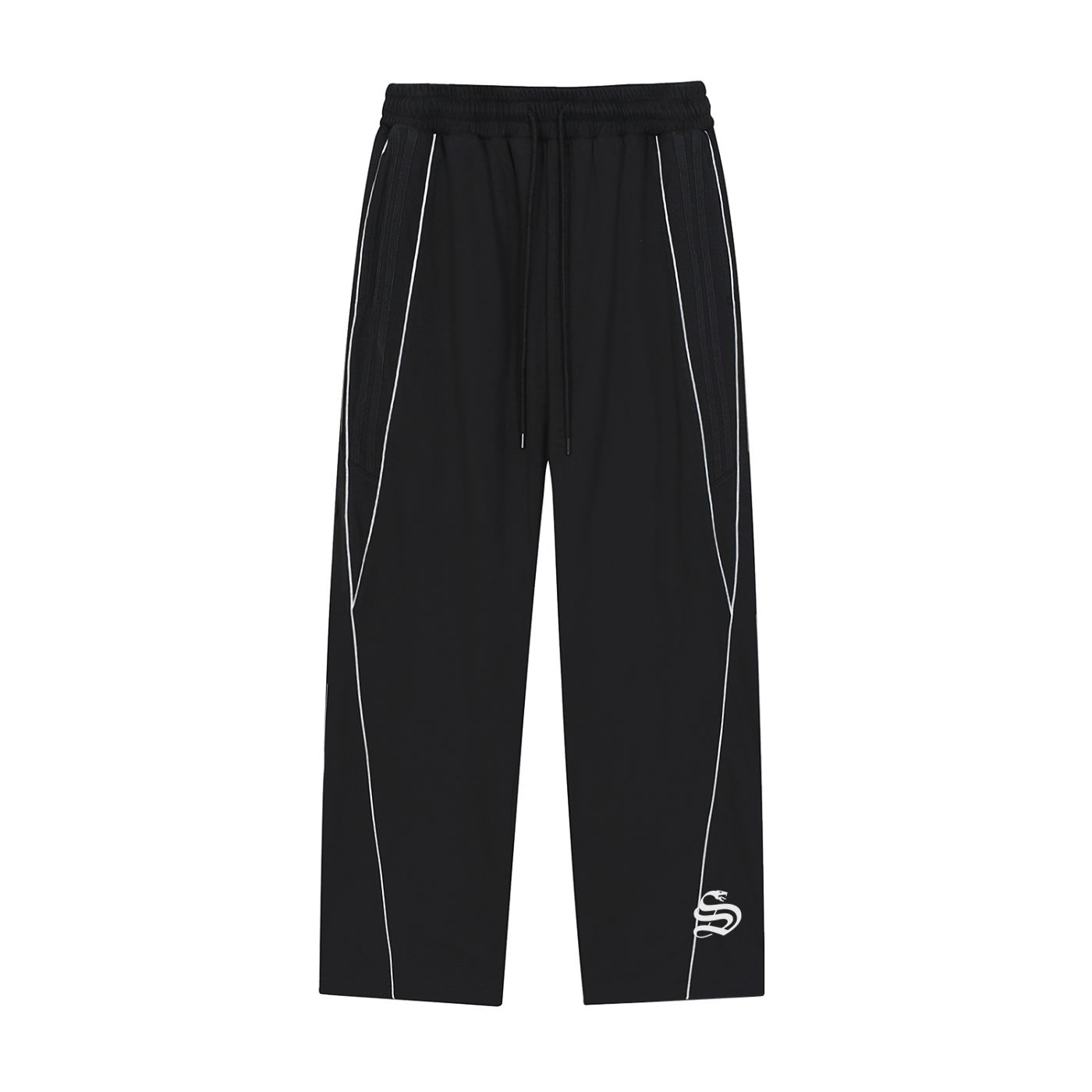 Reflection Striped Straight-Leg Sweatpants
